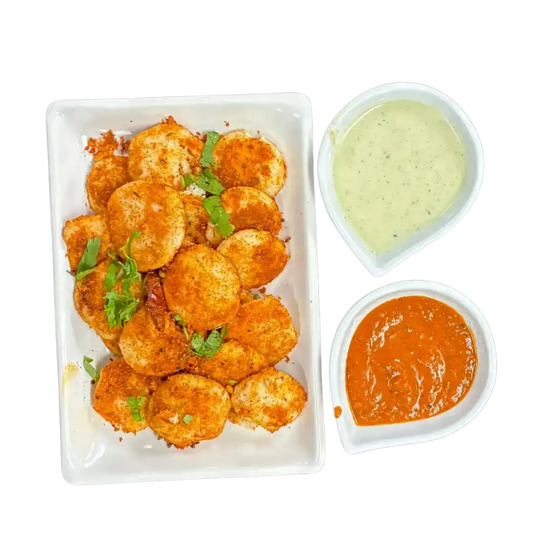 Ghee Podi Idly at Athidi Indian